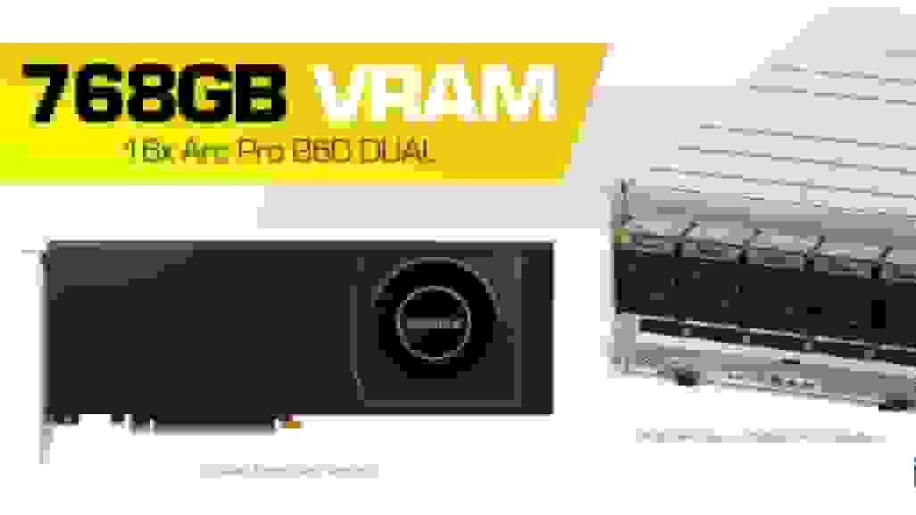 اسپارکل سرور Arc Pro B60 Dual را معرفی کرد