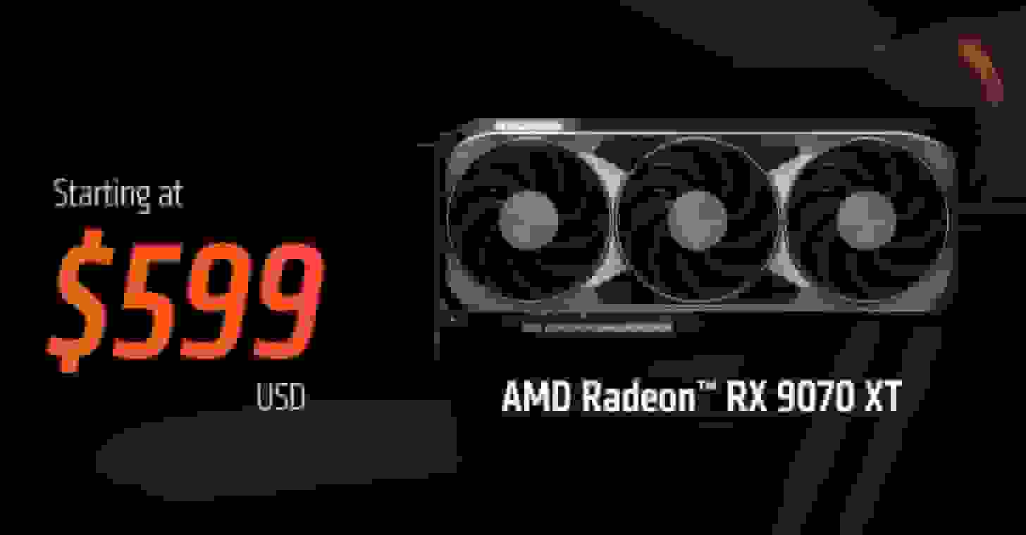 دسترسی به گرافیک‌های AMD RX 9070 XT و RX 9070 با قیمت پیشنهادی سازنده