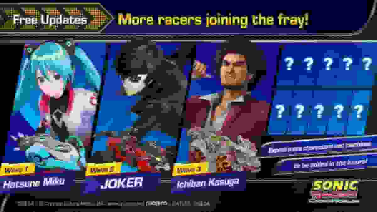 تاریخ انتشار ایچیبان از Yakuza برای Sonic Racing: CrossWorlds اعلام شد