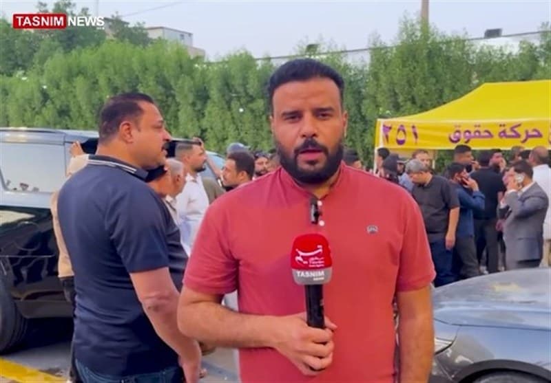 تجمع انتخاباتی جنبش حقوق در بغداد با تأکید بر تصویب قانون الحشد الشعبی