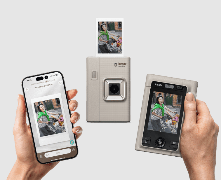 فیلم‌های فوری فوجی‌فیلم Instax mini LiPlay+ با دوربین دوم برای سلفی