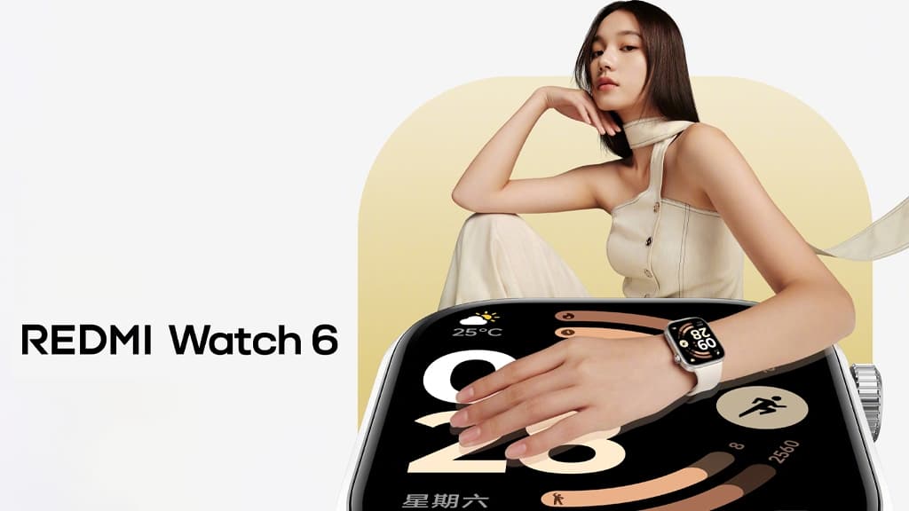 رونمایی ساعت هوشمند ردمی واچ 6 توسط شیائومی