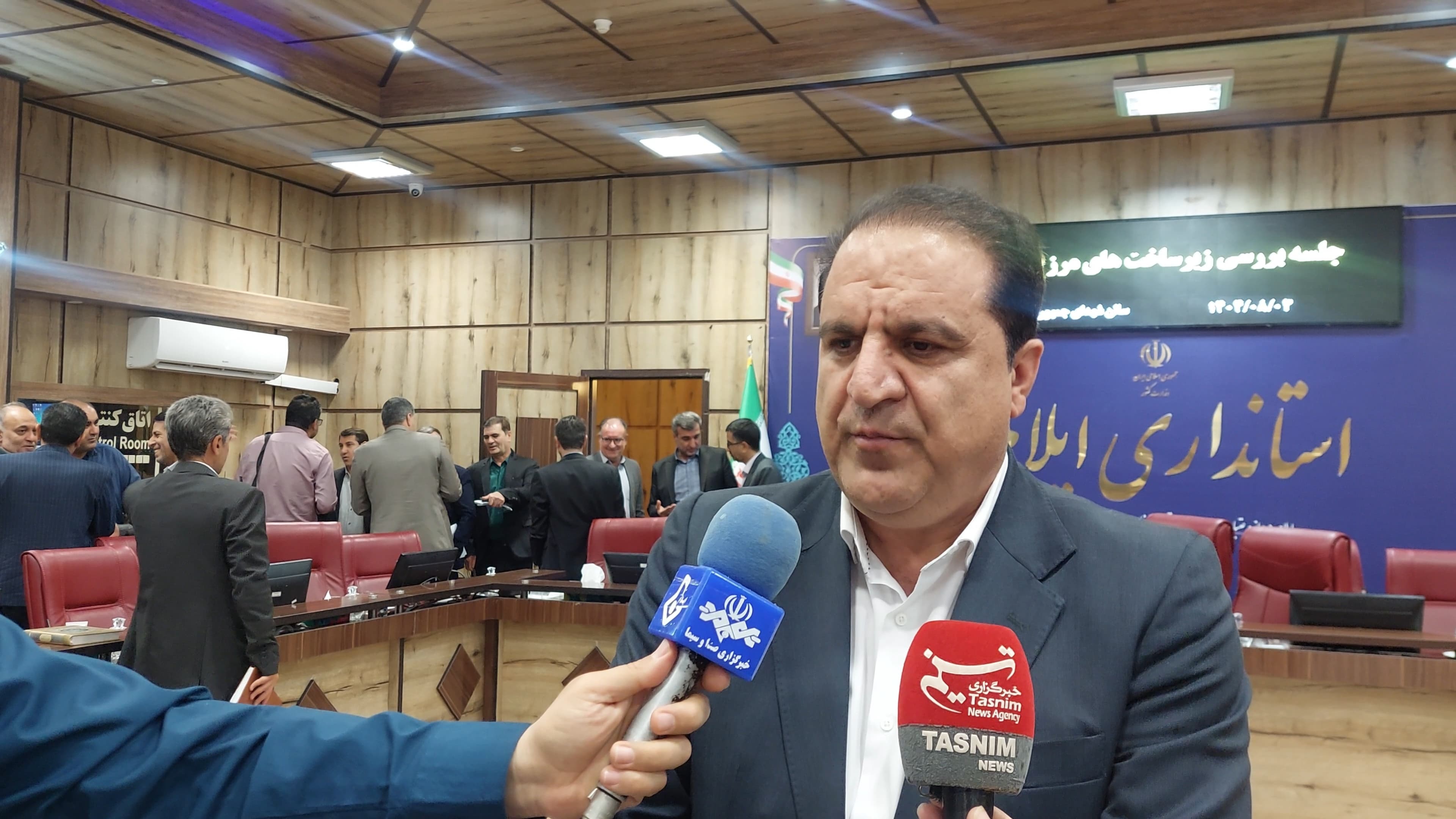 بررسی آخرین وضعیت زیرساخت‌های مرز چیلات با تأکید استاندار ایلام بر نگاه بلندمدت
