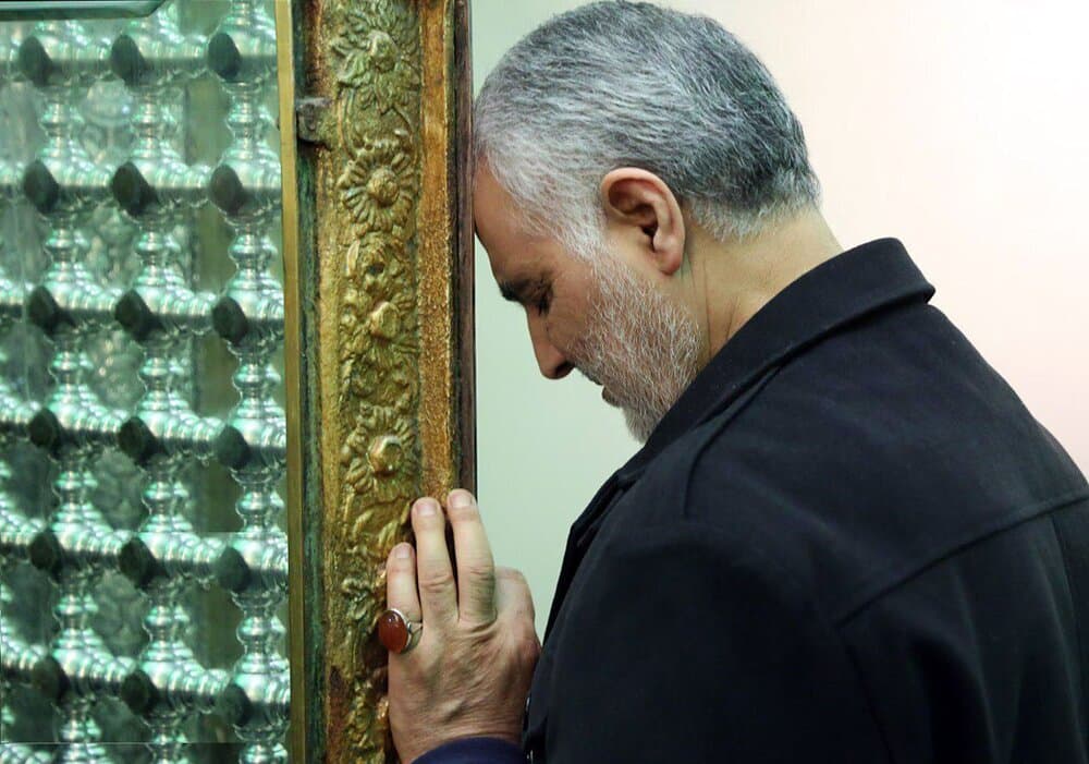 خودنوشت شهید سلیمانی از احوالش در ضریح حضرت زینب (س)