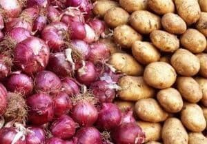 مازاد ۳۵۰ هزار تنی تولید سیب‌زمینی و پیاز در زنجان