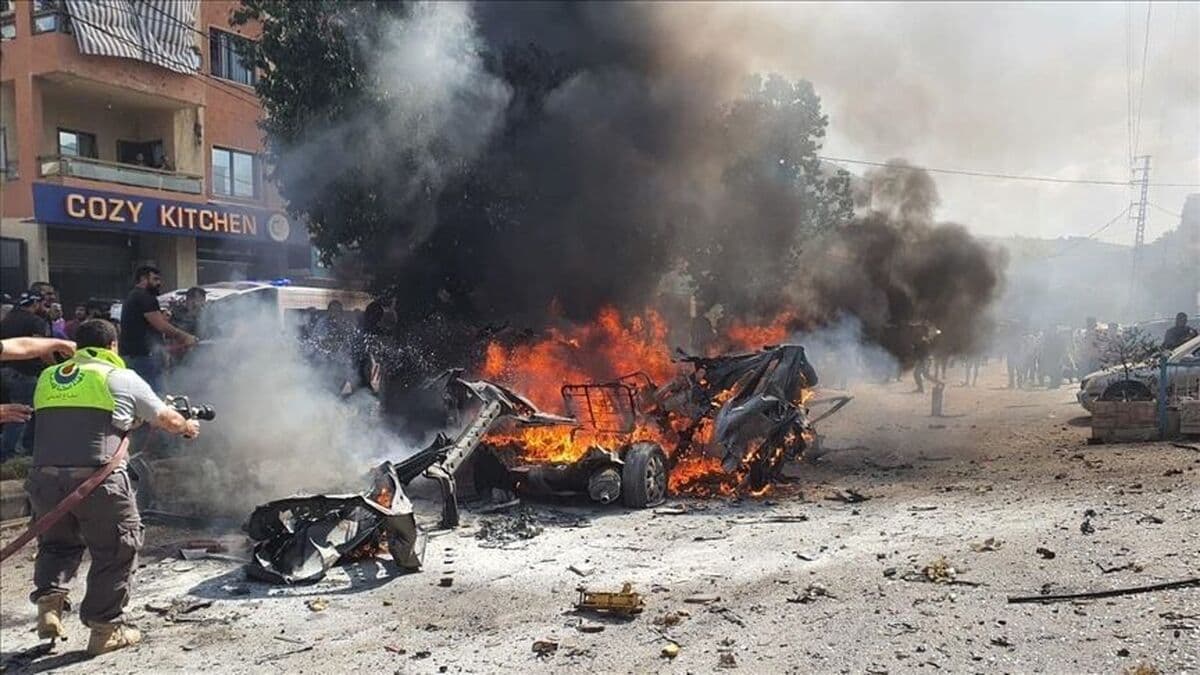 دو نفر در حمله پهپادی رژیم صهیونیستی به جنوب لبنان زخمی شدند