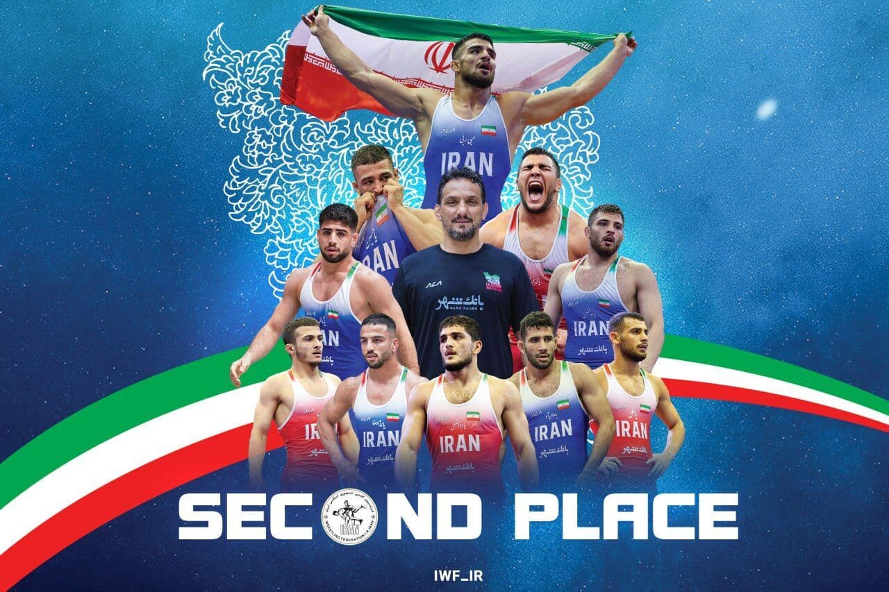 تیم کشتی آزاد امید ایران با شش مدال نایب قهرمان جهان شد