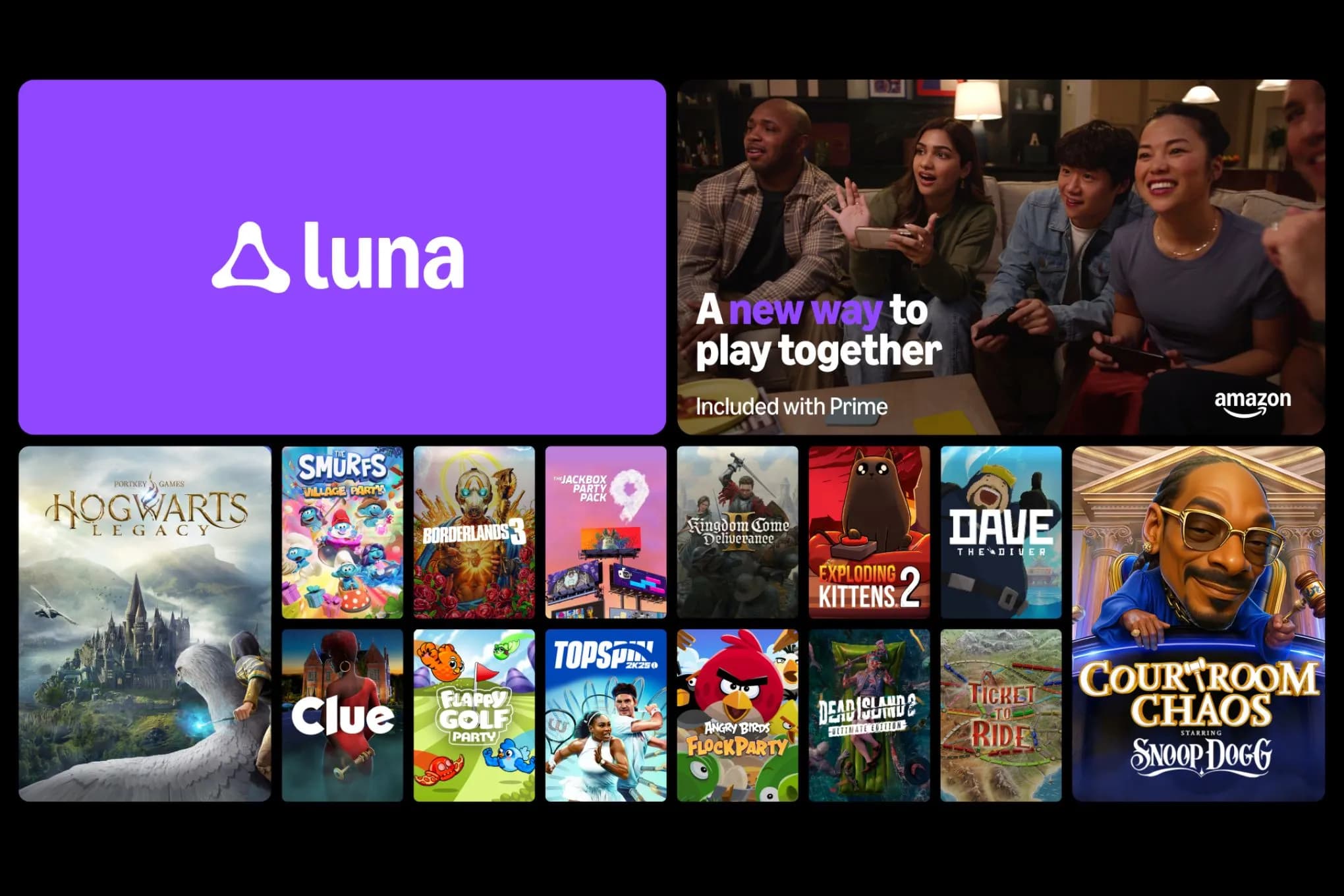 سرویس استریم Luna آمازون با قابلیت GameNight راه‌اندازی شد