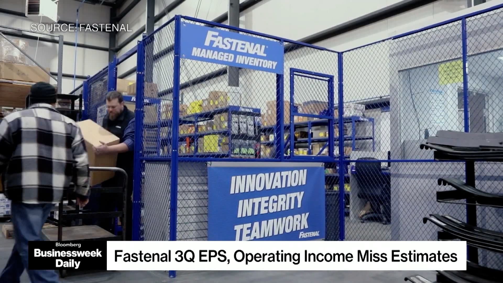 افت سهام Fastenal به دلیل قیمتگذاری ضعیف در سهماهه سوم
