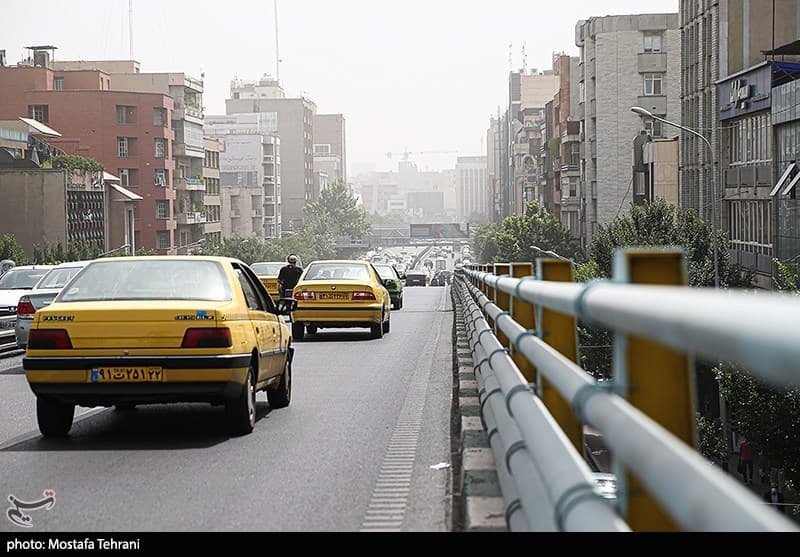 هوای تهران نارنجی شد
