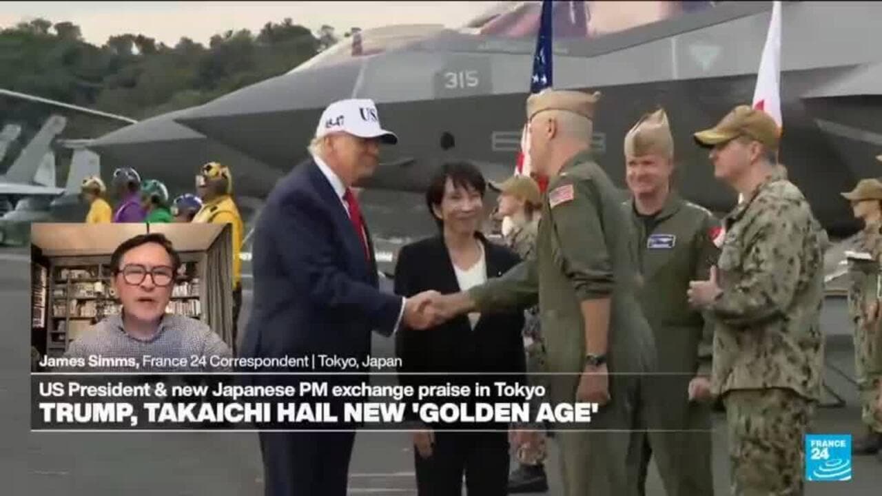 دیدار ترامپ با نخستوزیر جدید ژاپن تاکاایچی در توکیو