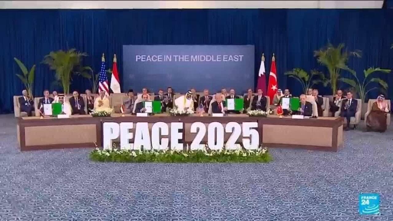 رهبران جهانی توافق صلح غزه به میزبانی آمریکا را در مصر امضا کردند
