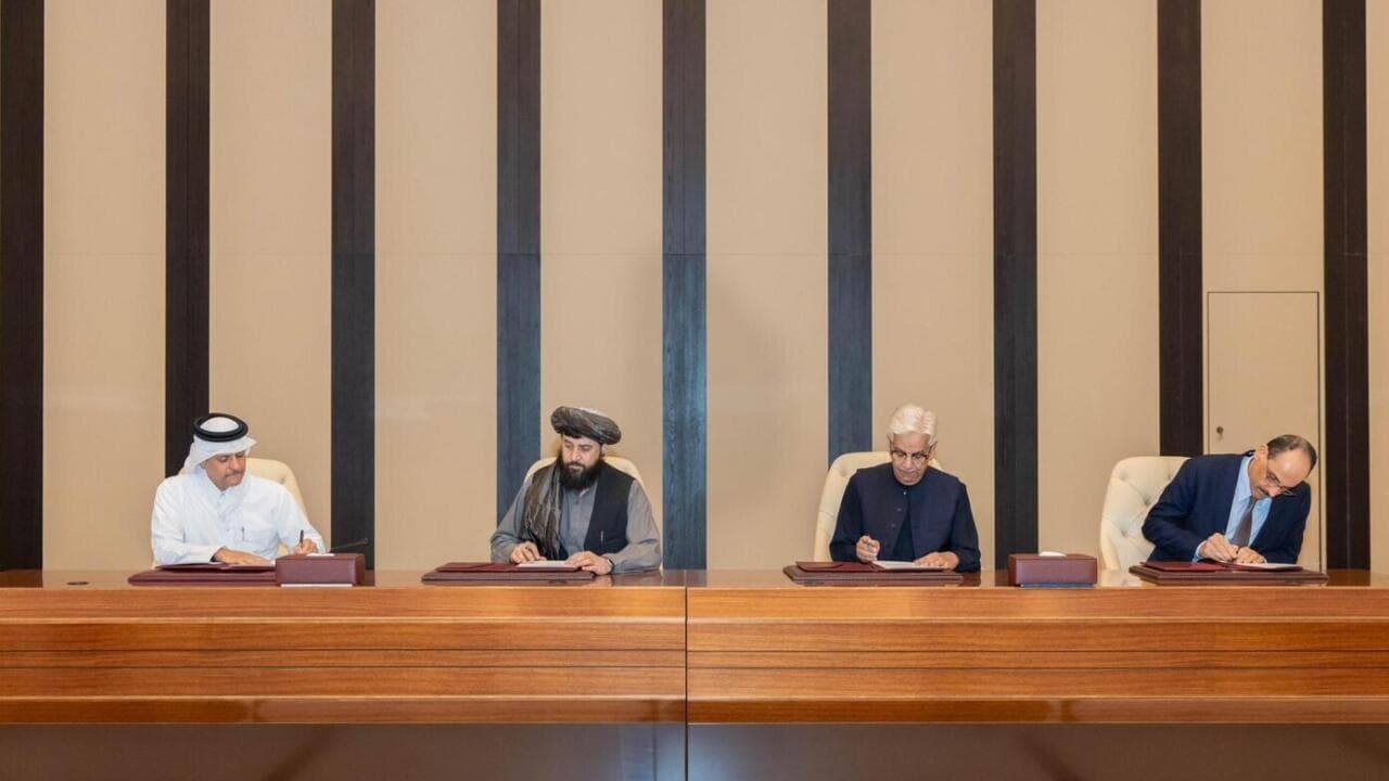 افغانستان و پاکستان بر آتشبس فوری توافق کردند، قطر اعلام کرد