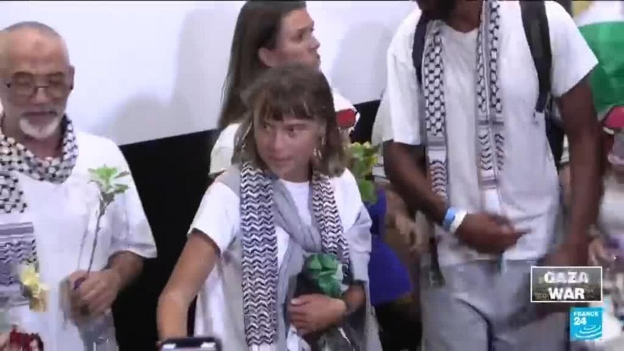 اسرائیل گرتا تونبرگ و فعالان کمکرسانی را پس از توقف ناوگان غزه اخراج کرد