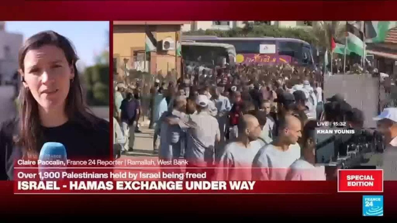 آزادی زندانیان فلسطینی در کرانه باختری تحت ممنوعیت جشن