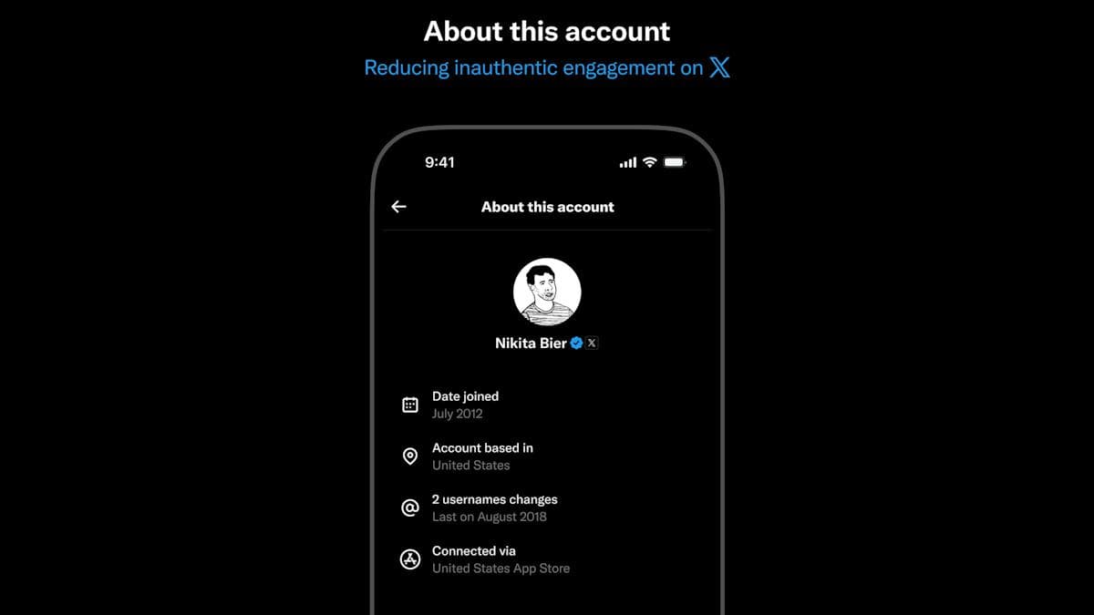 X آزمایش نمایش اطلاعات بیشتر پروفایلها برای مبارزه با تعاملات غیرواقعی