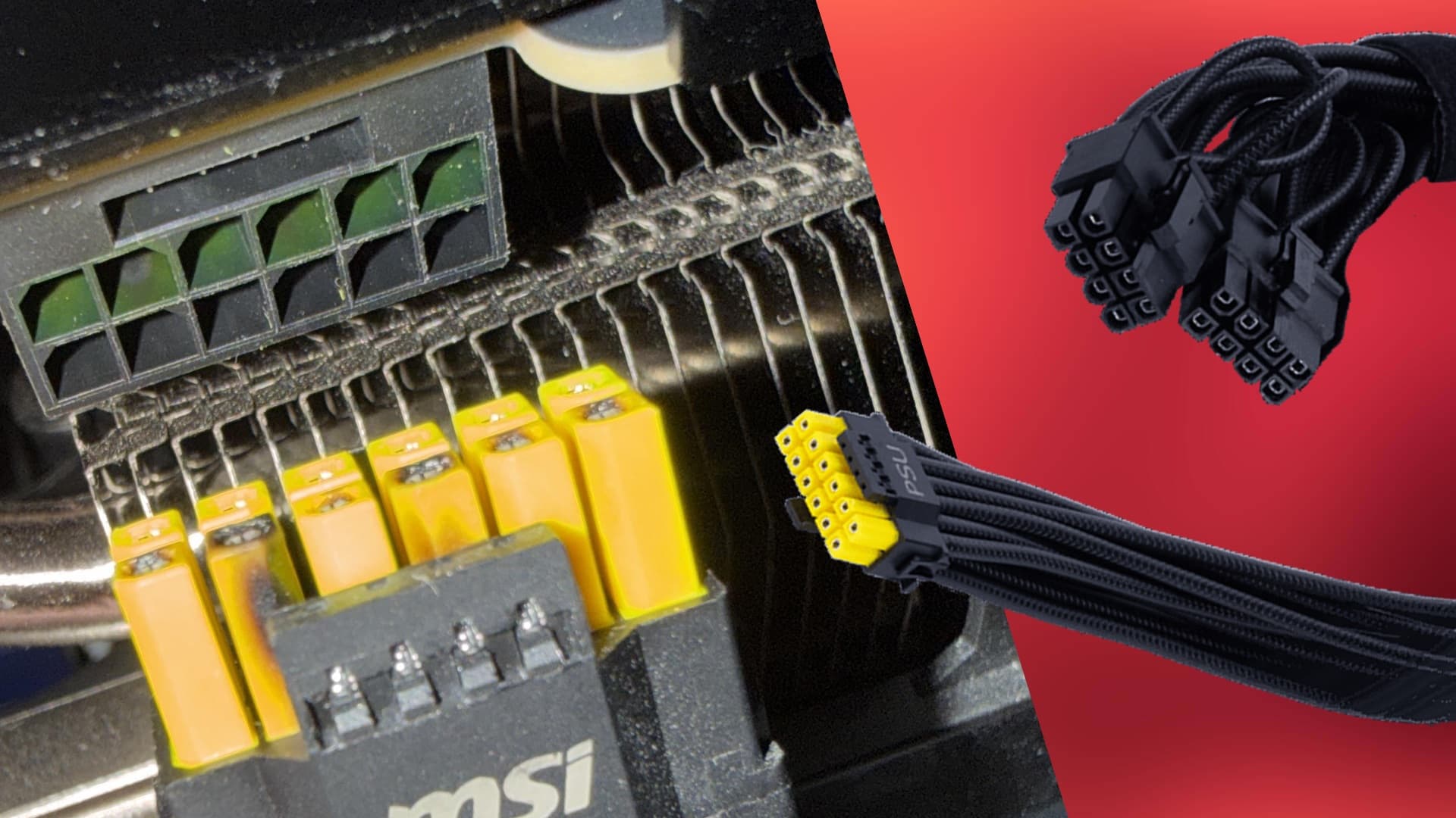 آداپتور 16 پین MSI باعث خرابی کارت گرافیک میشود