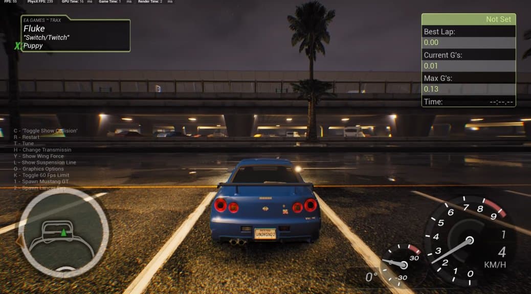 بازسازی Need For Speed Underground 2 با موتور آنریل انجین 5