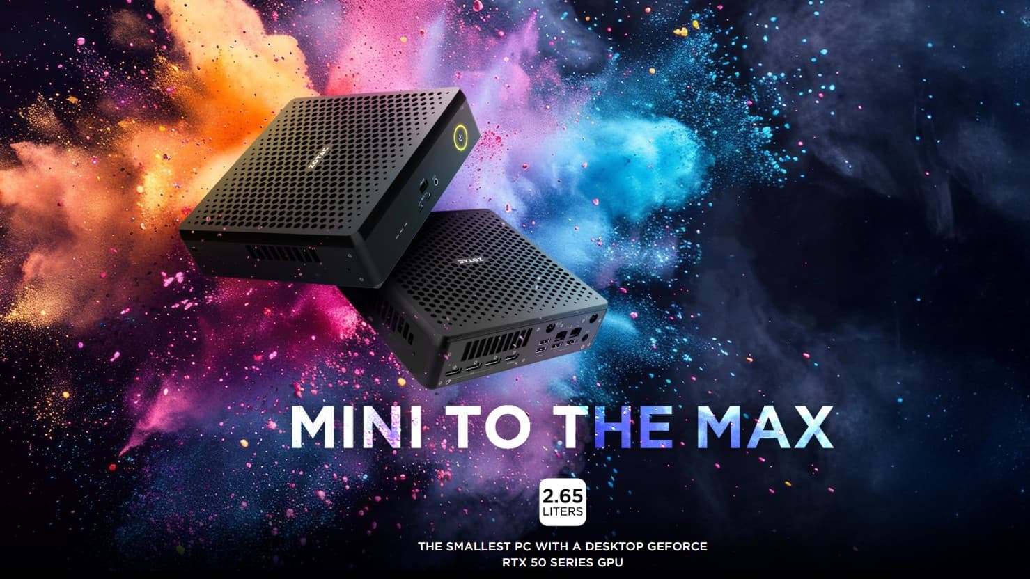 زوتاک نسل جدید مینیکامپیوترهای ZBOX MAGNUS EN Series 2025 با گرافیک RTX 5060 Ti