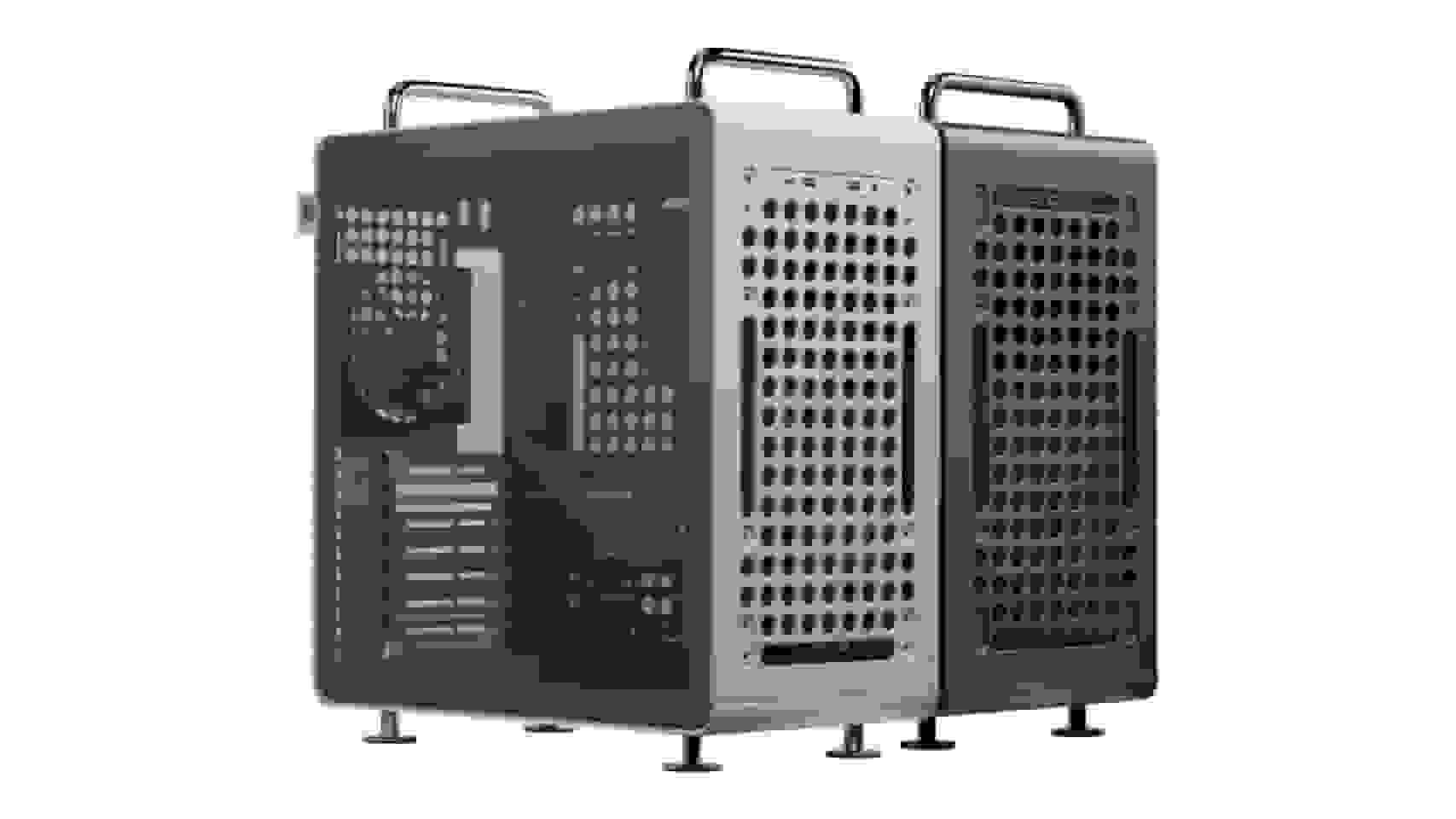 رونمایی کیس خلاقانه QUBE 540 کولر مستر با طراحی ماژولار