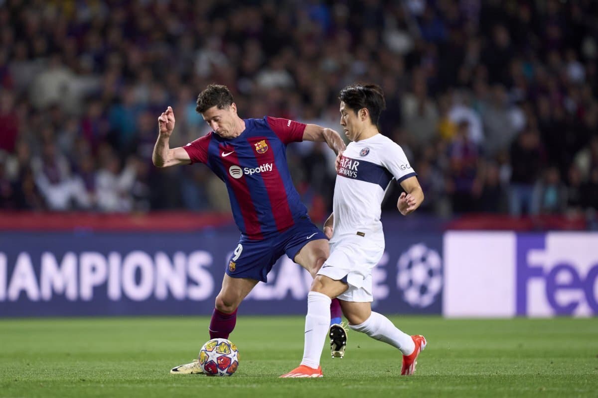 پیروزی پاری سن ژرمن مقابل بارسلونا در ثانیههای پایانی لیگ قهرمانان