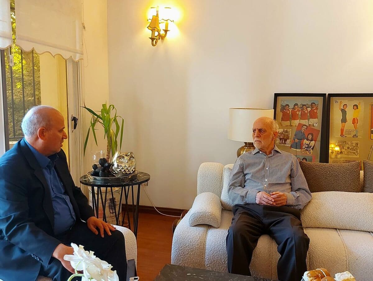 دیدار رئیس فدراسیون فوتبال با پیشکسوت پرسپولیس