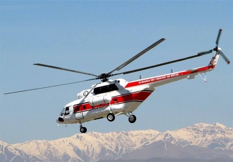 وقوع حادثه برای بالگرد هلالاحمر در ارتفاعات اشترانکوه لرستان