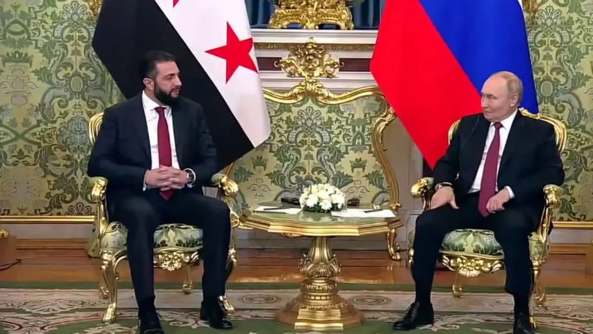 دیدار جولانی با پوتین در کاخ کرملین و از سرگیری فعالیت کمیسیون مشترک روسیه و سوریه