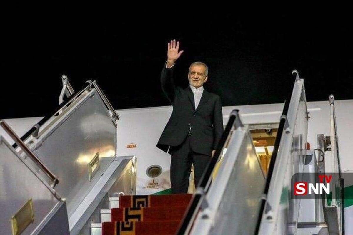 مسعود پزشکیان اصفهان را به مقصد تهران ترک کرد