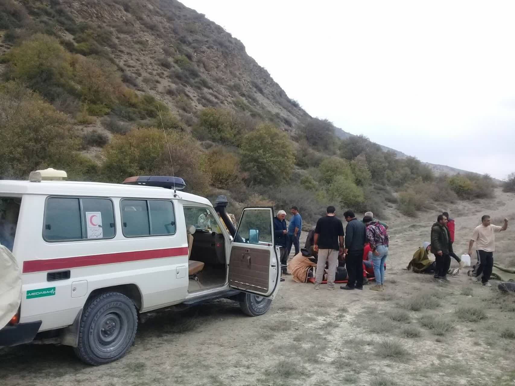 سانحه رانندگی در ارتفاعات ۲۶۰۰ متری گلستان