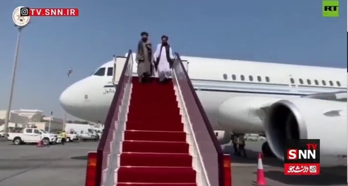 هیئت طالبان برای گفتگو با پاکستان وارد قطر شد