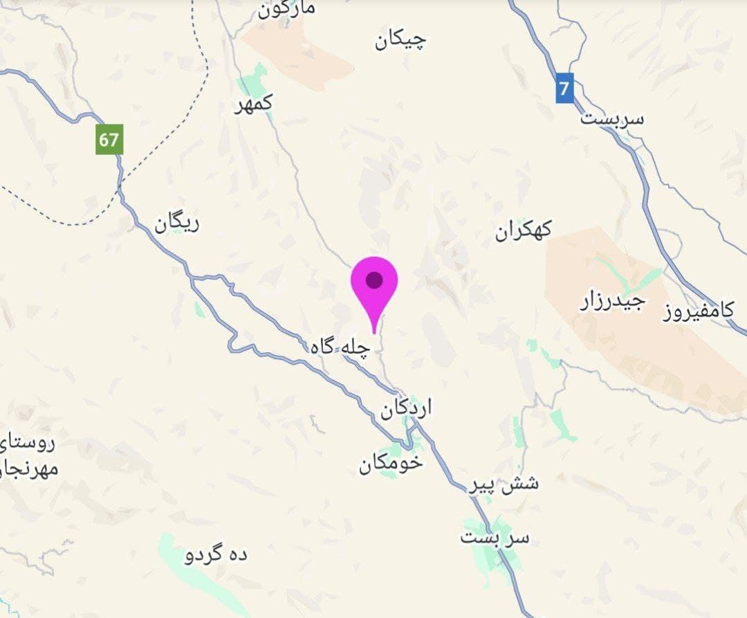 زلزله ۴.۷ ریشتری اردکان فارس برای دومین بار