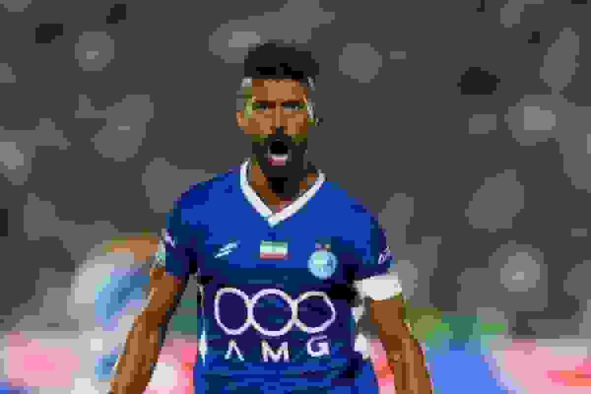 رامین رضاییان، کاپیتان استقلال در دومین بازی آسیایی