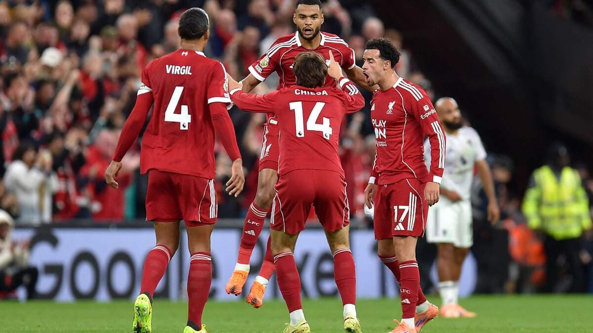 خلاصه بازی لیورپول 5-1 آینتراخت فرانکفورت در لیگ قهرمانان اروپا