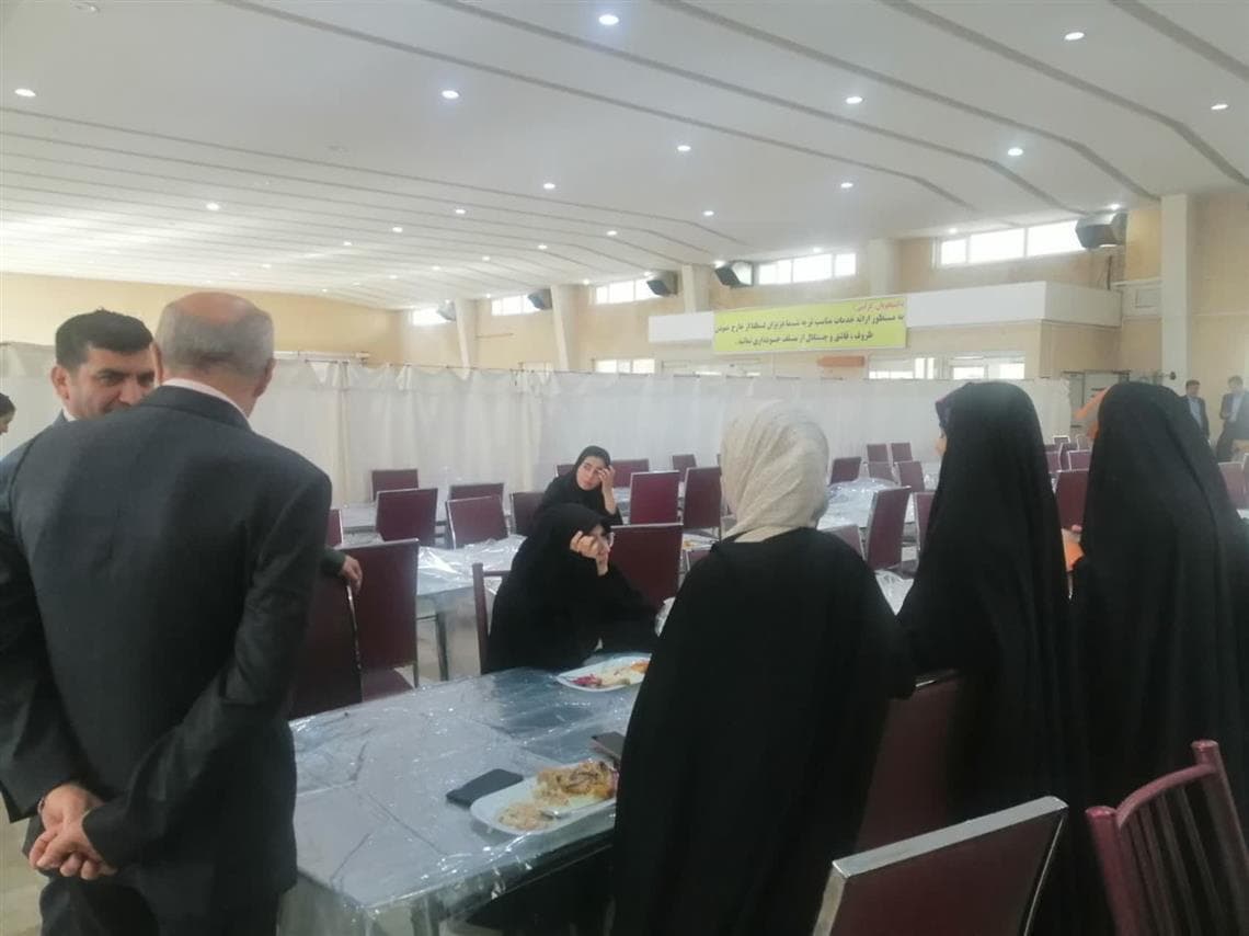 بازدید سعید حبیبا از خوابگاههای دانشجویی دانشگاه فردوسی مشهد