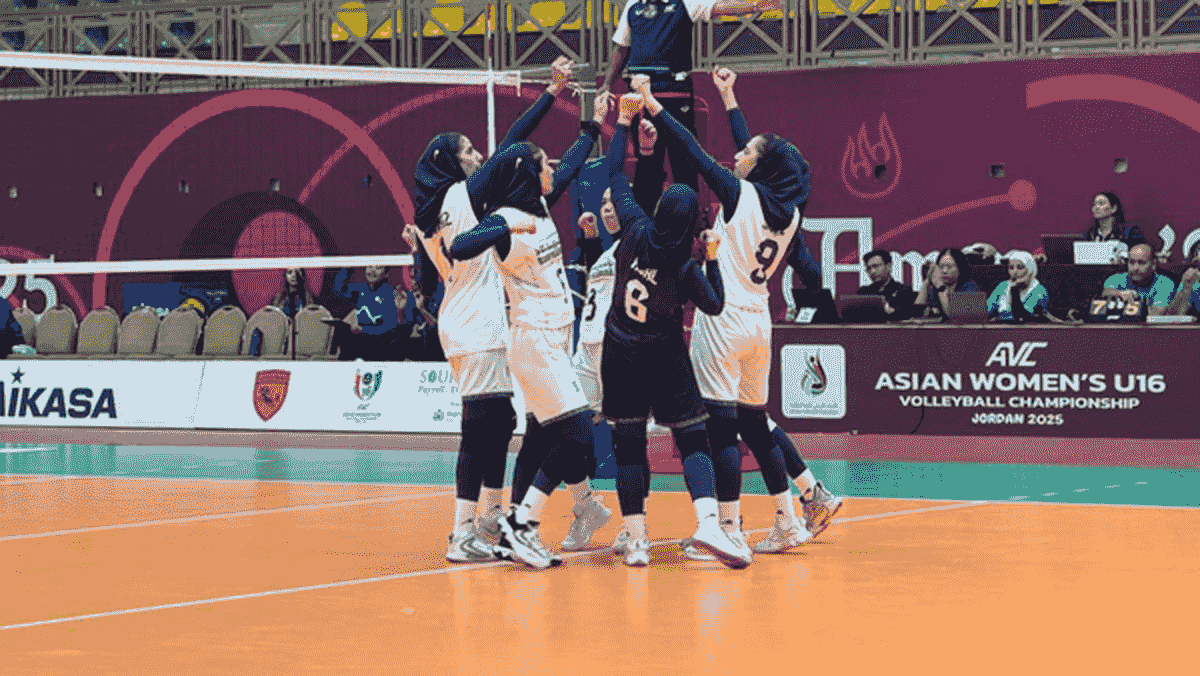 شکست تیم والیبال دختران ایران مقابل فیلیپین در قهرمانی آسیا