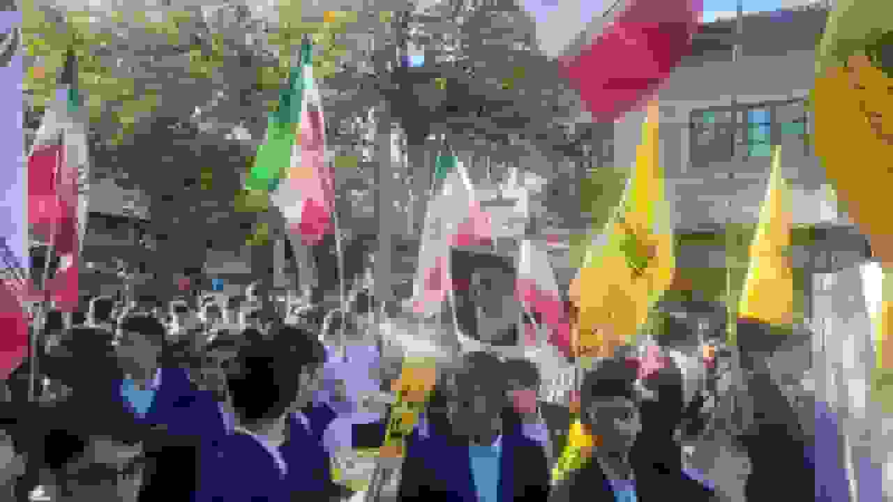 راهپیمایی باشکوه ۱۳ آبان در گرگان برگزار شد