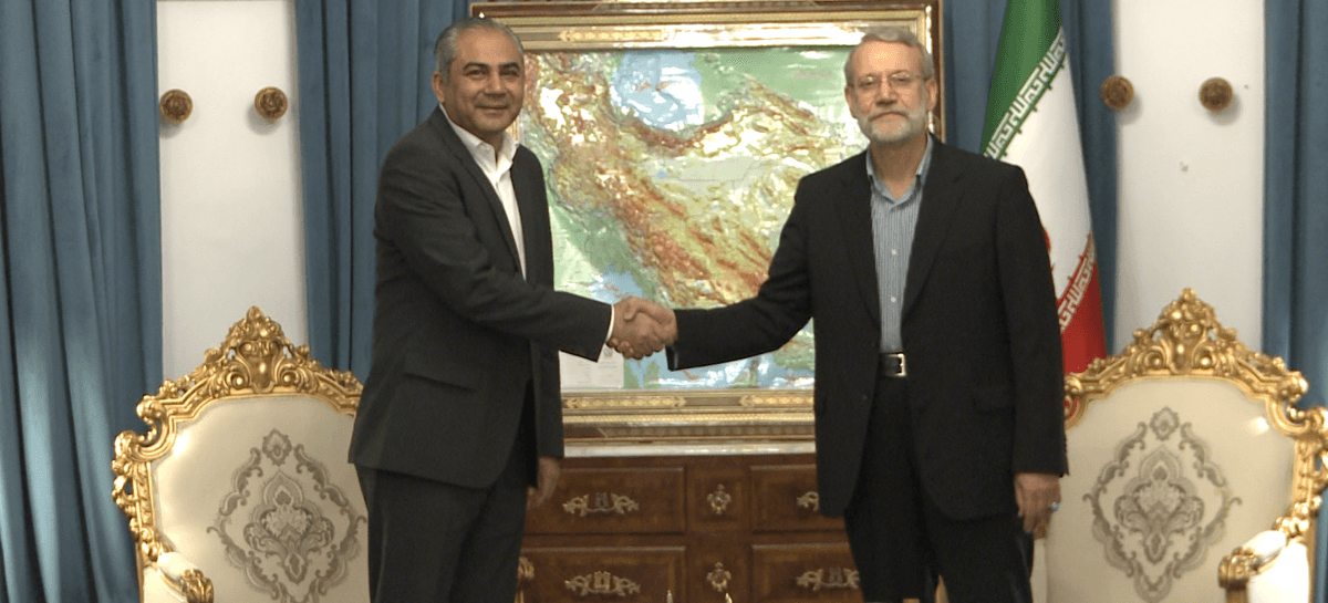 دیدار وزیر کشور پاکستان و علی لاریجانی