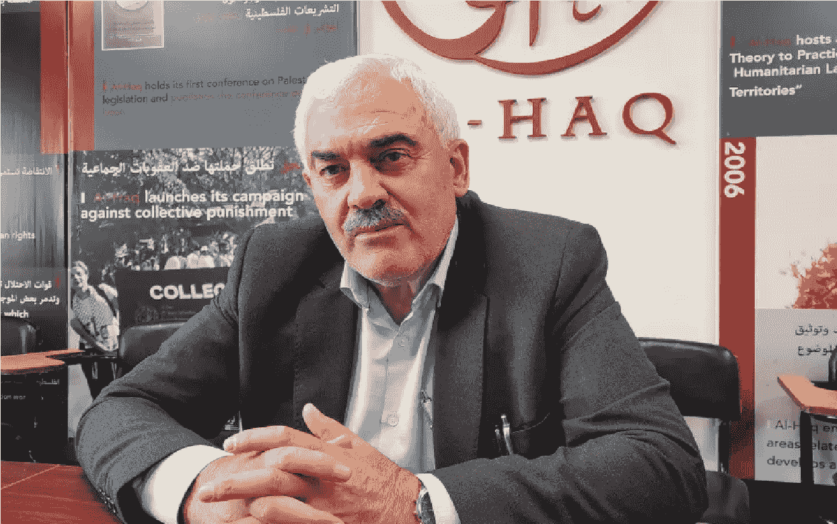 مدیر مؤسسه «الحق»: نسلکشی خاموش در کرانه باختری