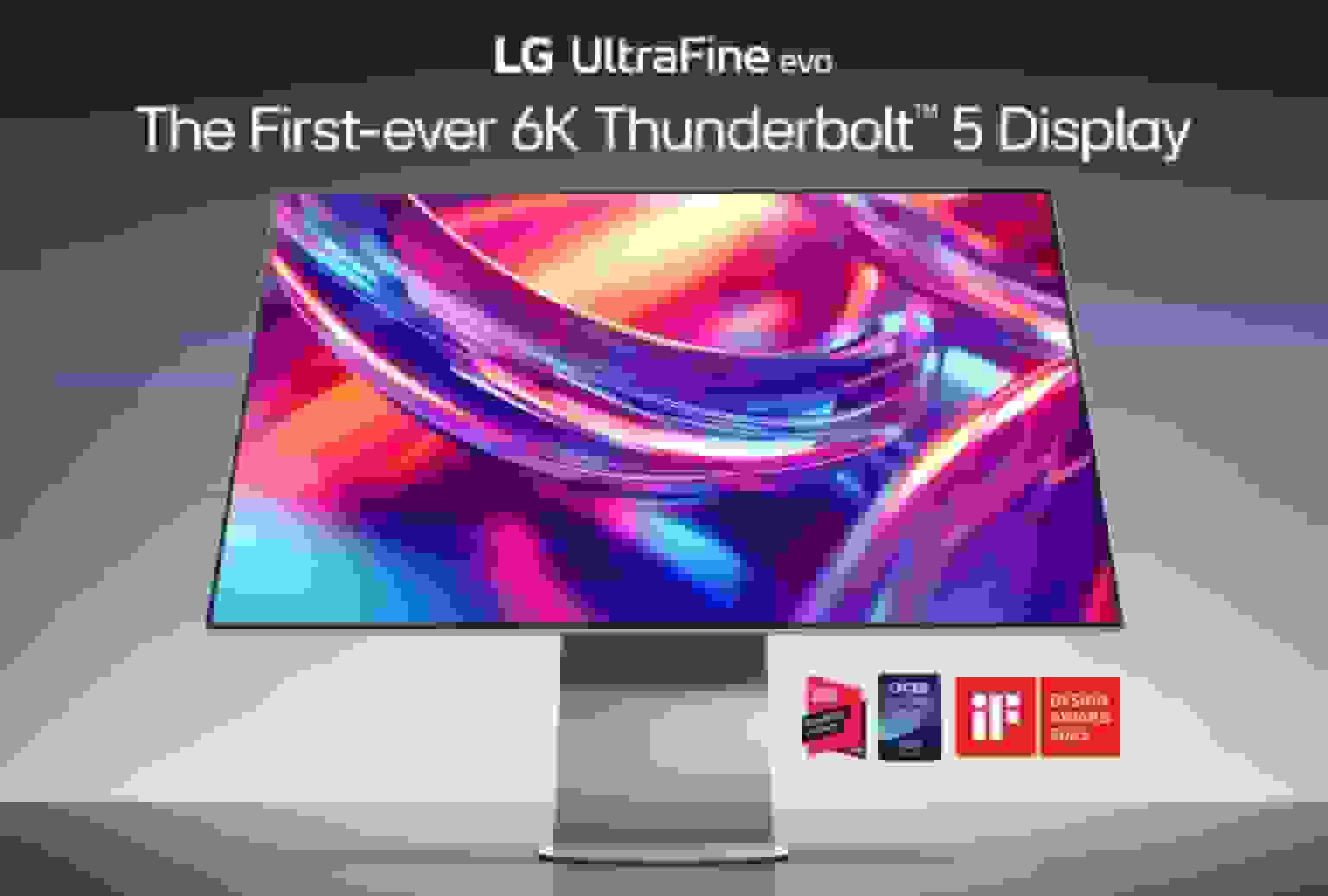 الجی اولین مانیتور 6K با Thunderbolt 5 در جهان را عرضه کرد