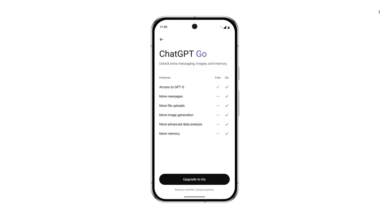 فعال شدن اشتراک ChatGPT Go برای ۱۶ کشور آسیایی با قیمت ۵ دلار