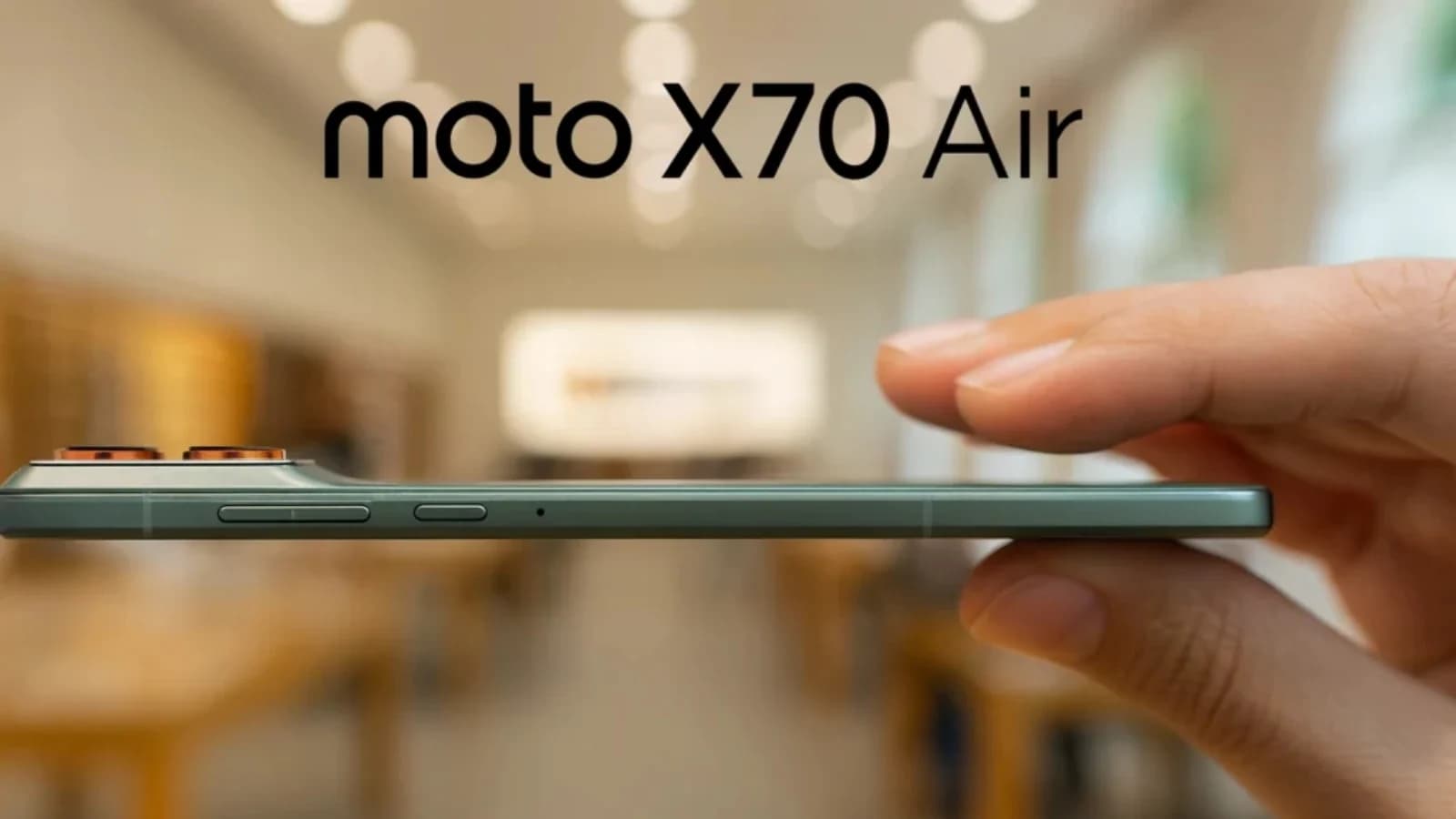 موتورولا موتو X70 ایر معرفی شد؛ رقیب آیفون ایر با ضخامت ۶ میلیمتری