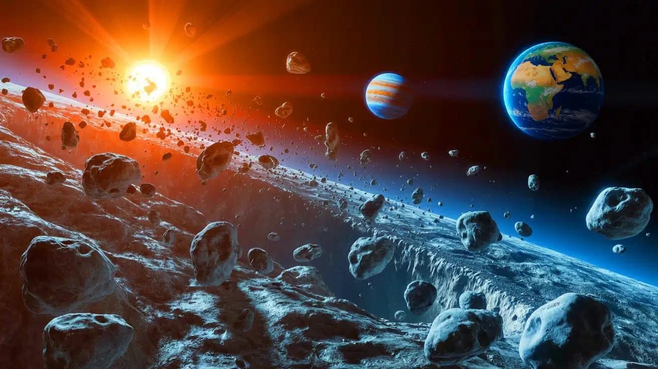 کمربند سیارکی منظومه شمسی به آرامی در حال ناپدید شدن