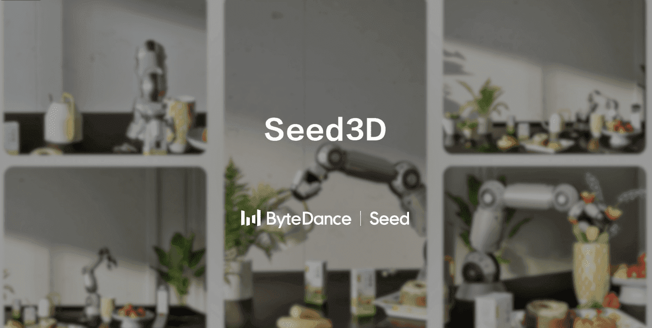 بایتدنس هوش مصنوعی Seed3D 1.0 را معرفی کرد؛ تبدیل عکس به مدل سهبعدی