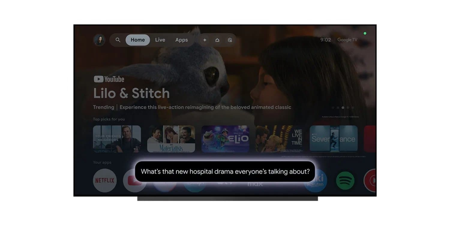 هوش مصنوعی جمینای پیش از عرضه عمومی در Google TV مشاهده شد