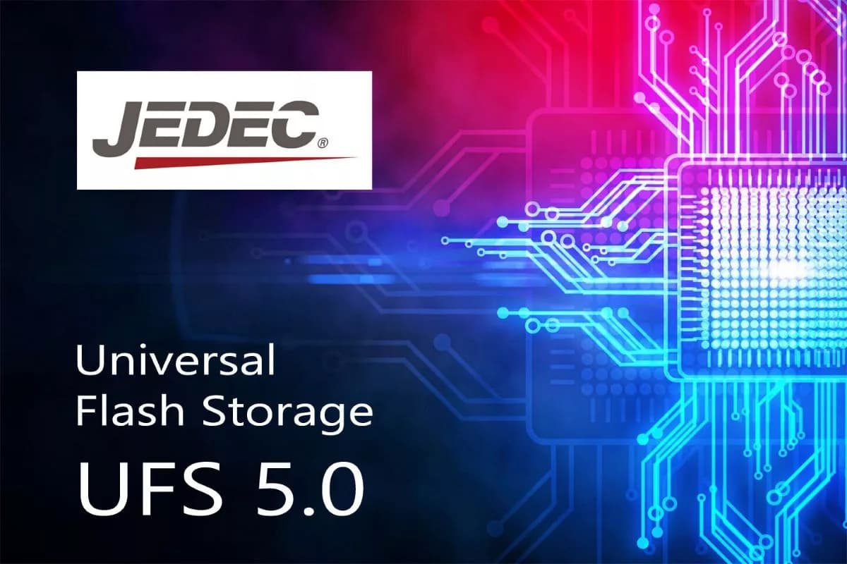 استاندارد حافظه UFS 5.0 با سرعت ۱۰.۸ گیگابایتبرثانیه عرضه میشود
